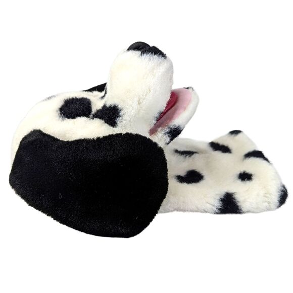 Vintage A&A Aurora Dalmatian Hand Puppet Plush Spots Brown Eyes Floppy Ears 10" - Picture 2 of 9
